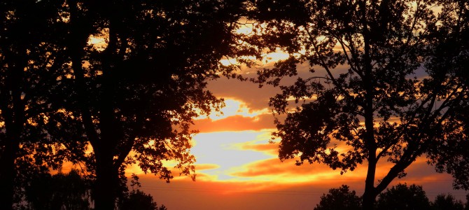 Zonsondergang Middelveen