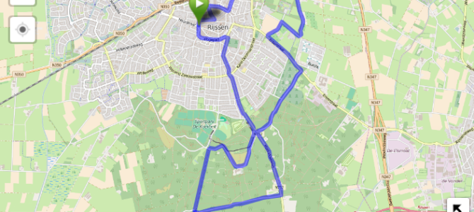 Fietsroute Friezenberg 18 KM