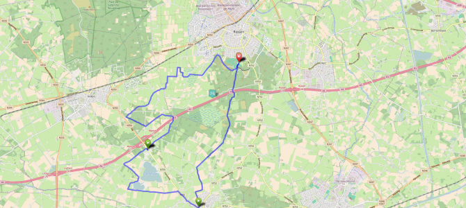 Fietsroute Markelo Holten 28KM